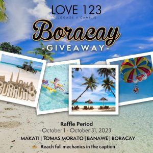 Join LOVE123 Luggage x Camille’s Travel Giveaway 2023!